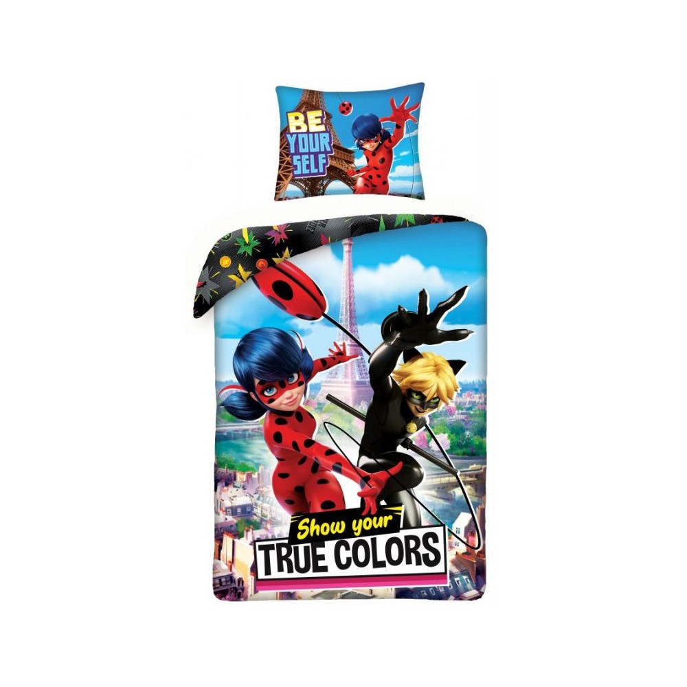 Miraculous Ladybug Paris Adventure bedding set 140×200cm, 70×90 cm