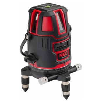 POZIOMICA LASEROWA LASER KRZYŻOWY 360 CZERWONY RTPLK0037