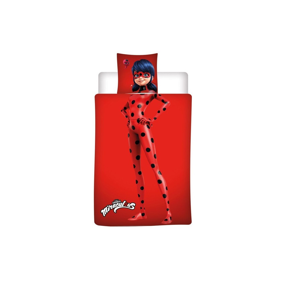 Miraculous Ladybug bedding cover 140×200cm, 65×65 cm