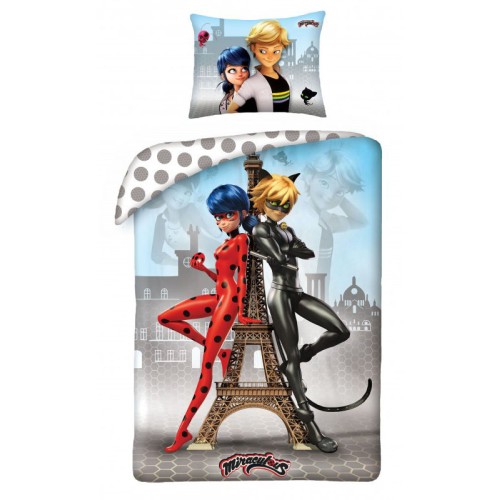 Miraculous Ladybug Shadow bedding set 140×200cm, 70×90 cm