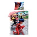 Miraculous Ladybug Street bedding cover 140×200cm, 70×90 cm microfibre