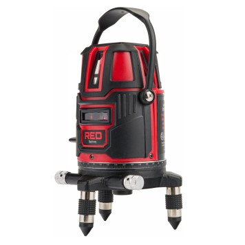 POZIOMICA LASEROWA LASER KRZYŻOWY 360 CZERWONY RTPLK0037