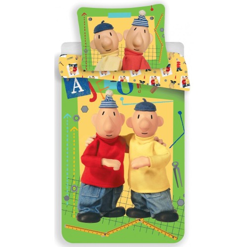 Pat and Mat bedding set 140×200cm, 70×90 cm