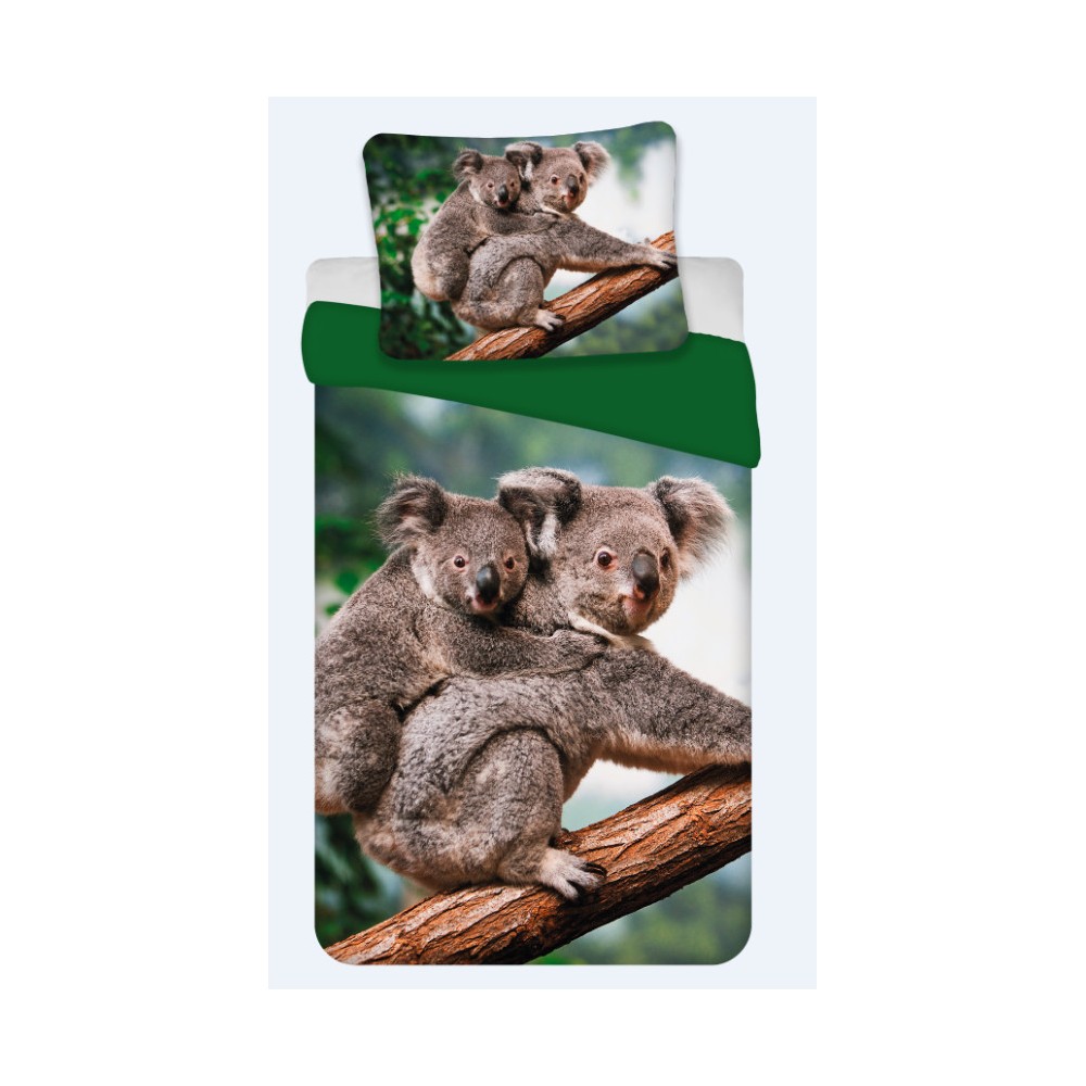 Koala bedding set 135x200 cm, 80x80 cm