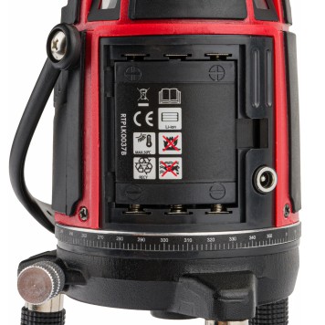 POZIOMICA LASEROWA LASER KRZYŻOWY 360 CZERWONY RTPLK0037