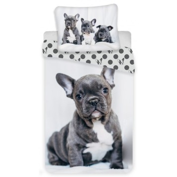 Dog French Bulldogs bedding set 140×200cm, 70×90 cm