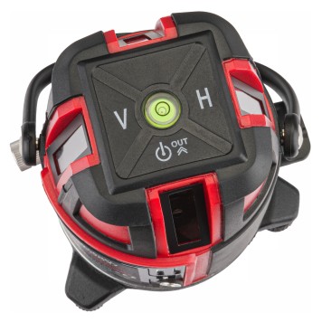 POZIOMICA LASEROWA LASER KRZYŻOWY 360 CZERWONY RTPLK0037