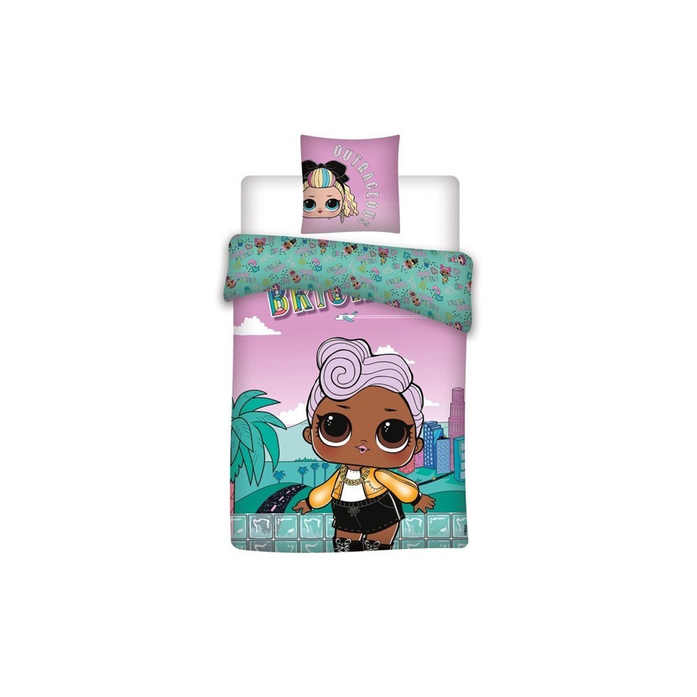 LOL Surprise Outrageous bedding set 140×200cm, 65×65 cm