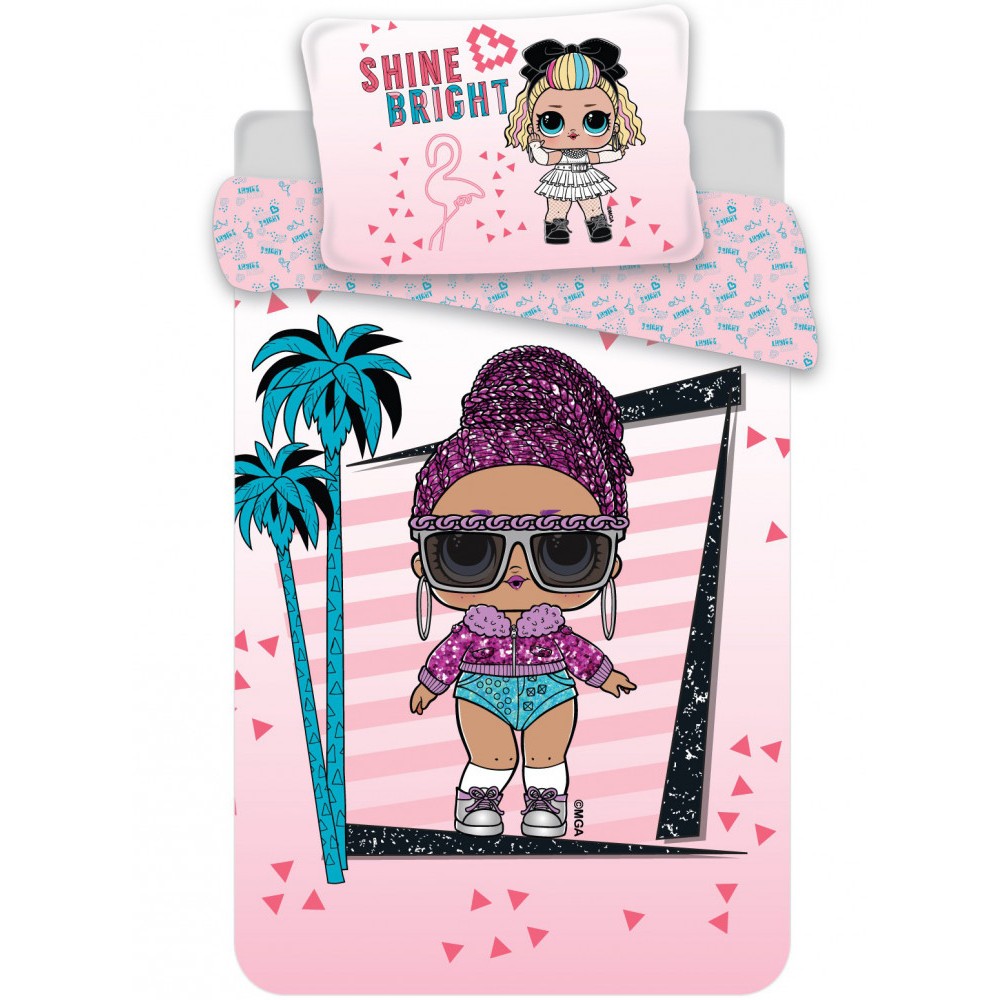 LOL Surprise bed linen 140×200cm, 70×90 cm