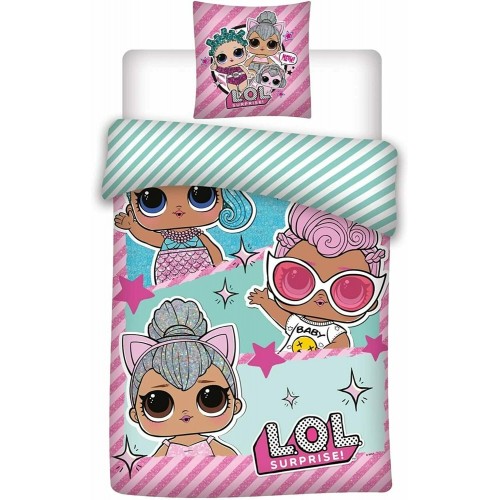 LOL Surprise bedding cover 135×200cm, 80×80 cm
