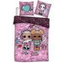 LOL Surprise bedding set 140×200cm, 63×63 cm microfibre
