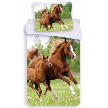 Horses Career  bedding cover 140×200cm, 70×90 cm