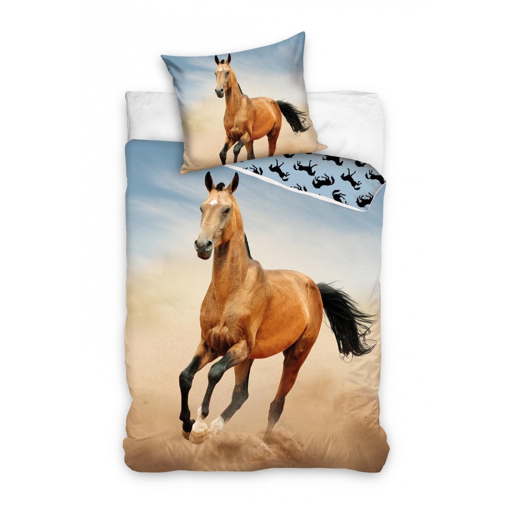 Horses Gallop Bedding Cover 140×200cm, 70×90 cm