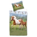 Horses Little Hooves bedding cover 140×200cm, 70×90 cm