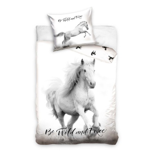 Animals Wild and Free Horse bedding set 140×200cm, 70×90 cm