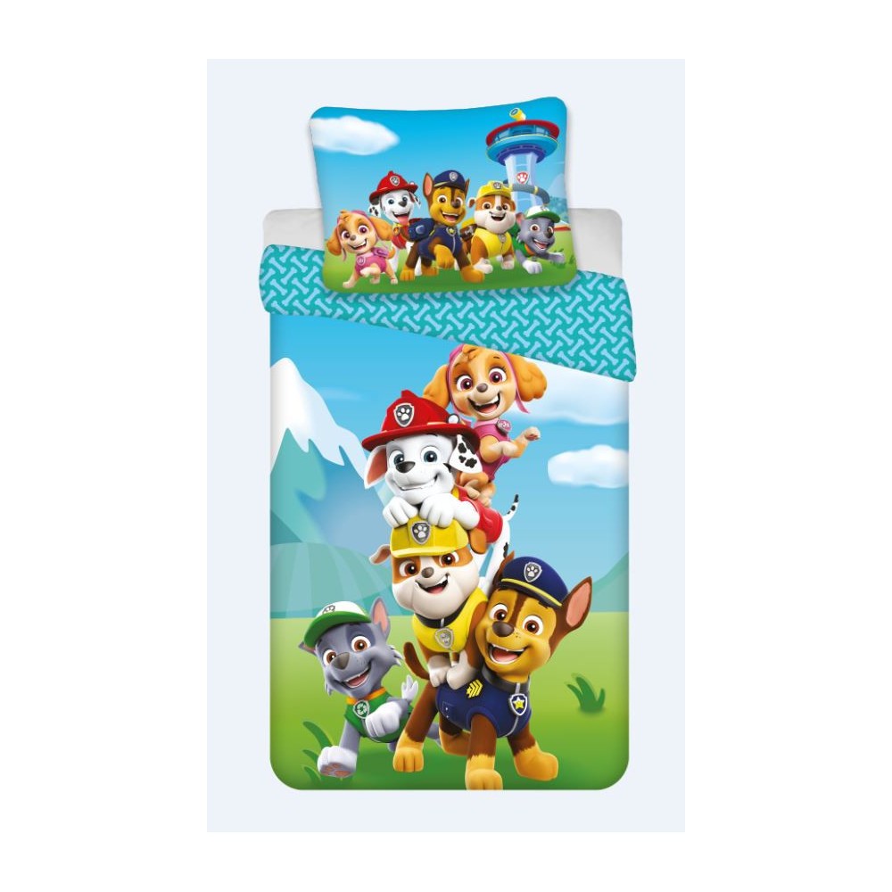 Paw Patrol bedding set 140×200cm, 70×90 cm