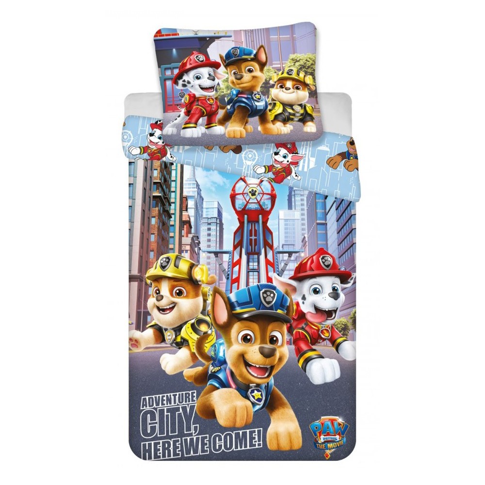 Paw Patrol bedding set 140×200cm, 70×90 cm microfibre