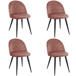 4x KRZESŁO SJ.077 RÓŻOWY