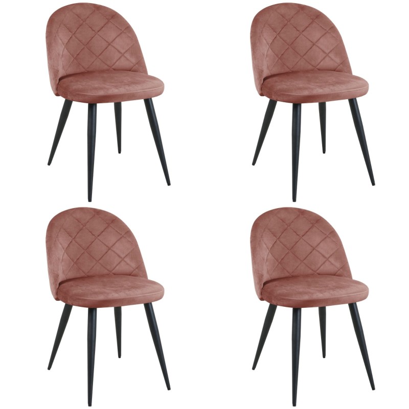 4x KRZESŁO SJ.077 RÓŻOWY 4x KRZESŁO SJ.077 RÓŻOWY