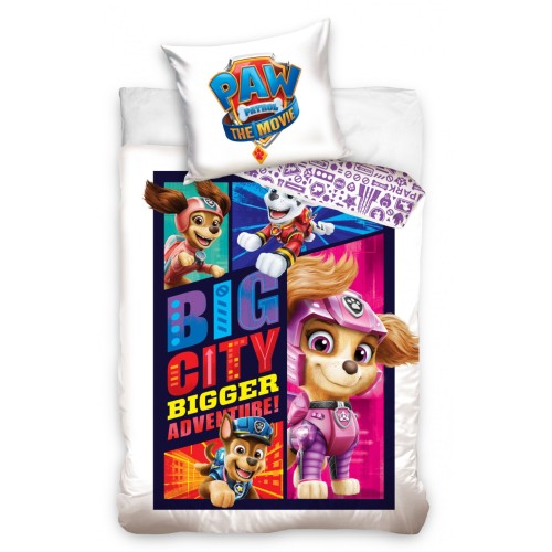 Paw Patrol Bigger Adventure bedding cover 140×200cm, 70×90 cm
