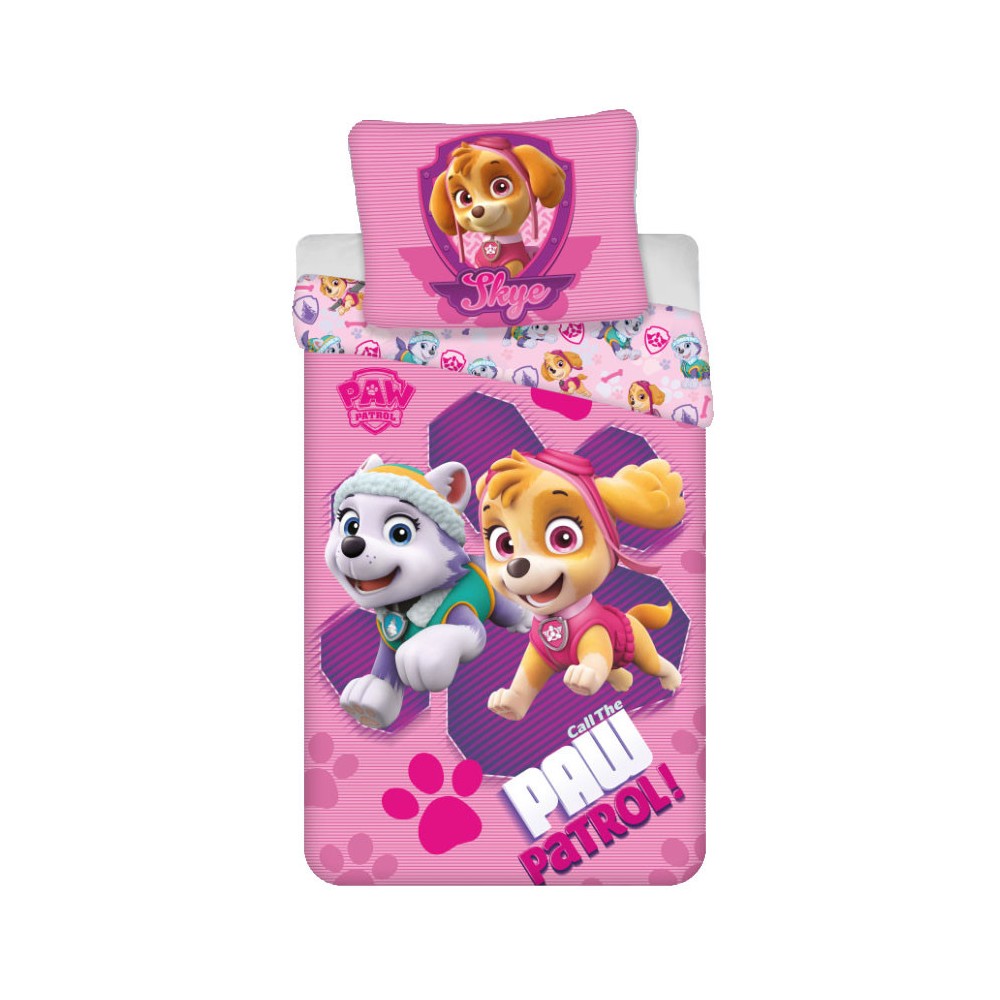 Paw Patrol Call Skye bedding set 140×200cm, 70×90 cm