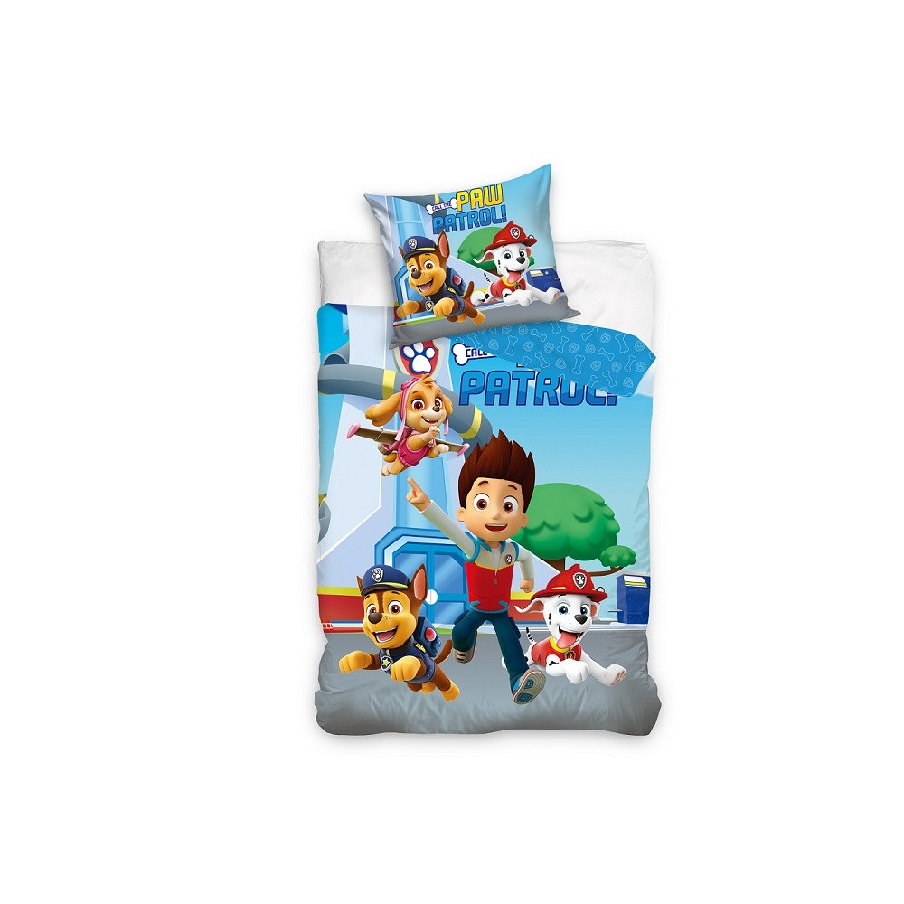 Paw Patrol Call Us bedding set 140×200cm, 70x90 cm
