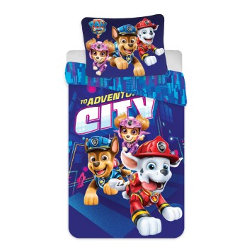 Paw Patrol bedding cover 135×200cm, 80×80 cm