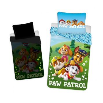 Paw Patrol Field Glow in the Dark Bed Linen 140×200cm, 70×90 cm