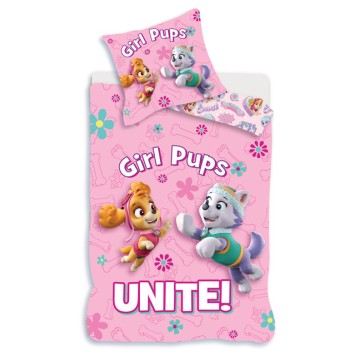 Paw Patrol Girl Pups Unite bedding cover 140×200cm, 60×63 cm