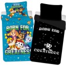 Paw Patrol Glow-in-the-dark bedding set 140×200cm, 70×90 cm