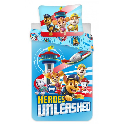 Paw Patrol Heroes Bedding Set 140×200cm, 70×90 cm