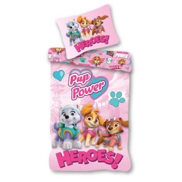 Paw Patrol Heroes! bedding set 140×200cm, 70×90 cm