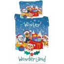 Paw Patrol Holiday Christmas duvet cover 140×200cm, 70×90 cm