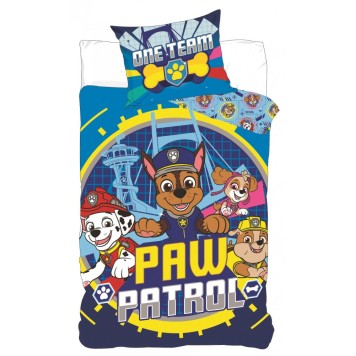Paw Patrol bedding cover 135×200cm, 80×80 cm