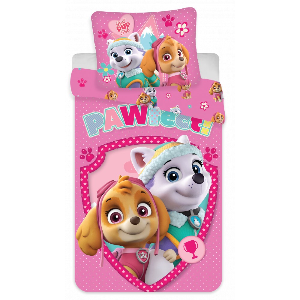 Paw Patrol bedding cover 140×200cm, 70×90 cm