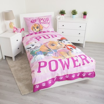 Paw Patrol Pup Power bedding cover 140×200cm, 70×90 cm