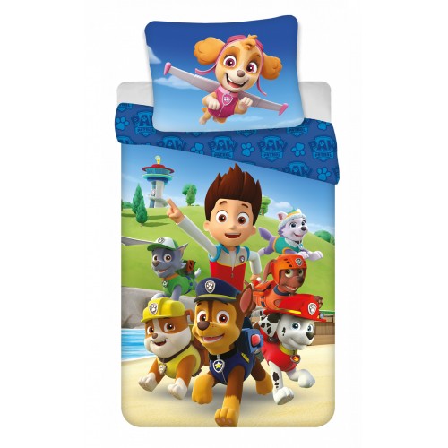 Paw Patrol bedding set 140x200cm, 70x90 cm microfibre