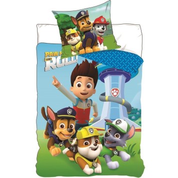 Paw Patrol is on a Roll bedding set 135×200cm, 80×80 cm