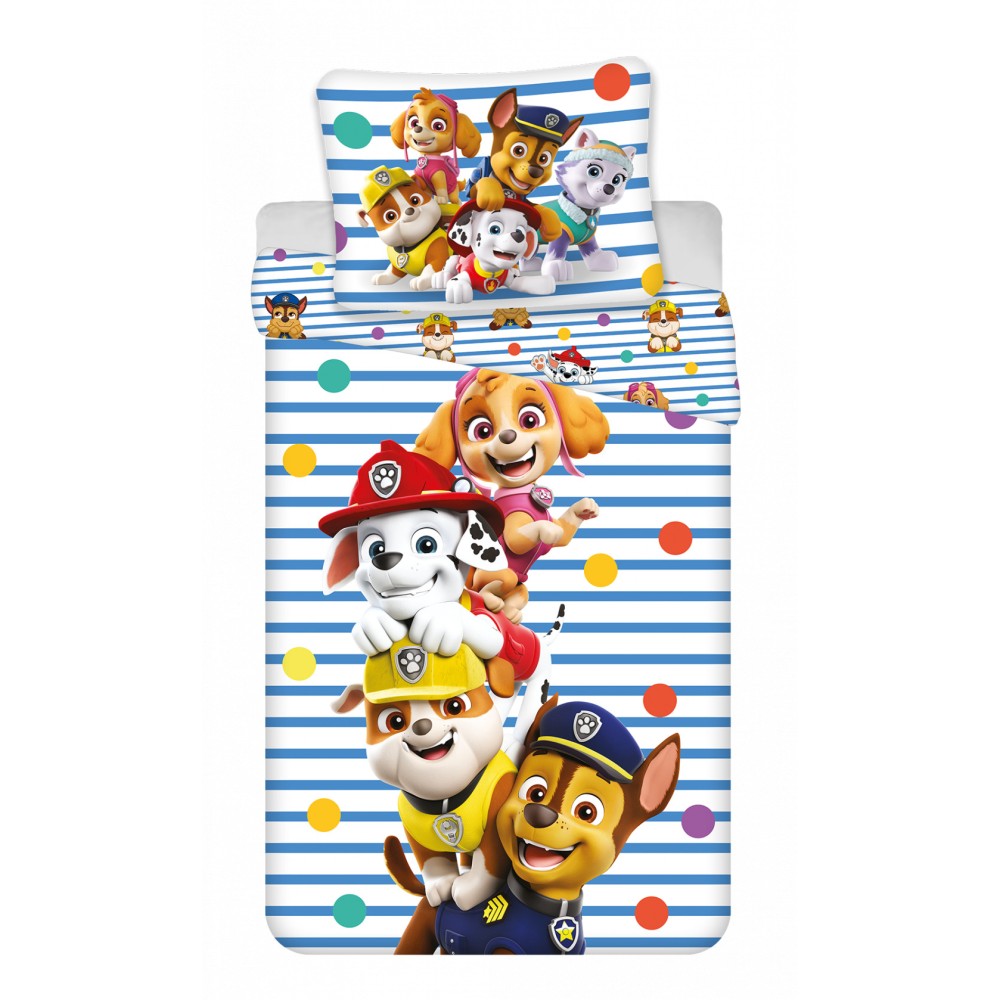 Paw Patrol bed linen 140×200cm, 70×90 cm microfibre