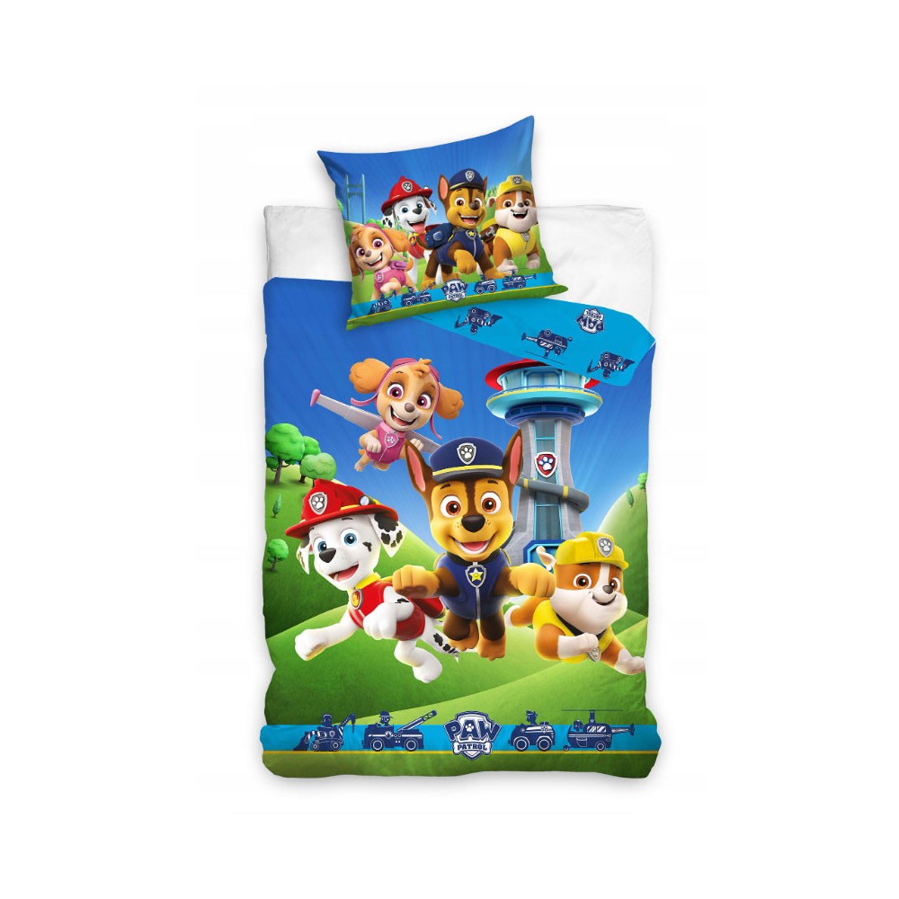 Paw Patrol Station  bedding cover 140×200cm, 70x90 cm