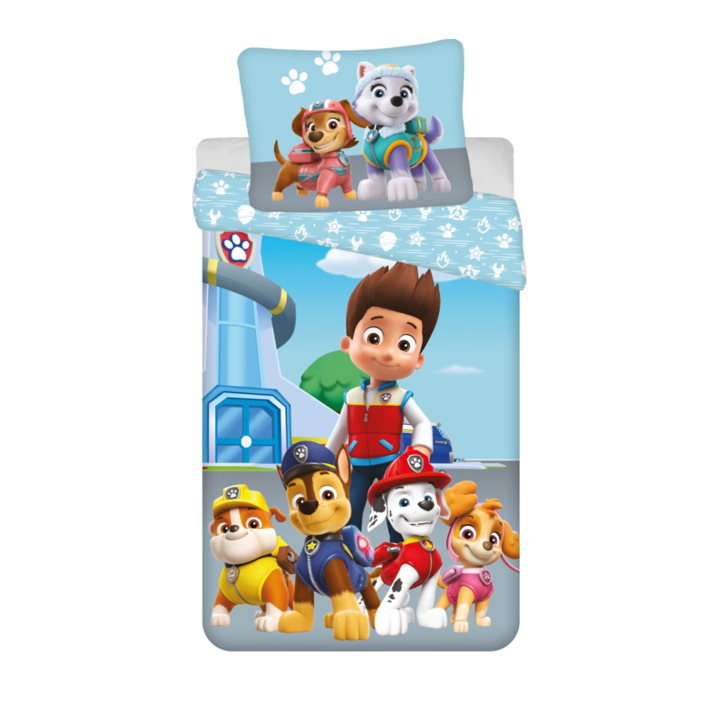 Paw Patrol Troop bedding cover 140x200 cm, 70x90 cm