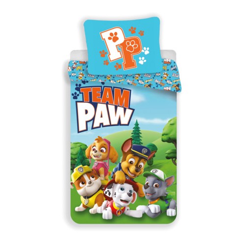 Paw Patrol Wood bedding set 140×200cm, 50×70 cm