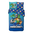 Minecraft Block World bedding set 140x200cm, 65x65 cm