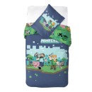 Minecraft CraftWorld bedding cover 140×200cm, 70×90 cm