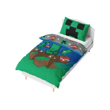 Minecraft Creeper Explode bedding set 140×200cm, 70×90 cm