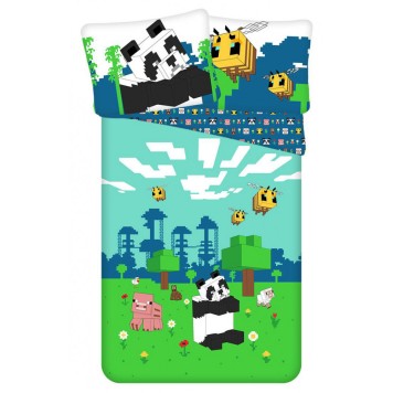Minecraft Explore Overworld Bedding Set 140×200cm, 70×90 cm