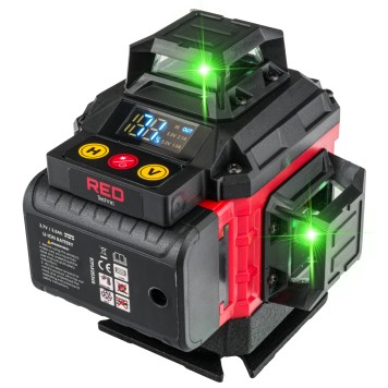 POZIOMICA LASEROWA LASER KRZYŻOWY 4D 360 ZIELONY RTPLK0036