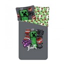 Minecraft Metro Art bedding cover 140×200cm, 70×90 cm