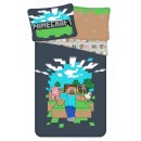 Minecraft bedding cover 140×200cm, 70×90 cm