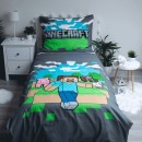 Minecraft bedding cover 140×200cm, 70×90 cm